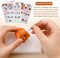Needle Felting Kits, Needle Felting Starter Kit with Instructions, Felting Pad, Felting Wool, Felting Needles, Keychain and Split Ring for Craft Project and DIY Handmade